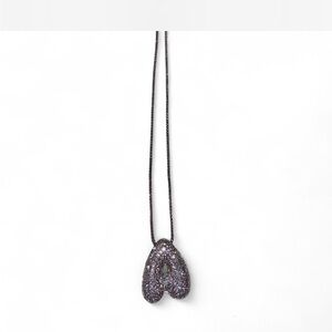 Bubble letter necklace